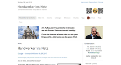 Desktop Screenshot of handwerker-ins-netz.de