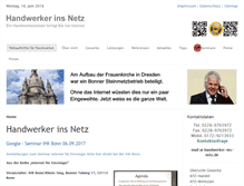 Tablet Screenshot of handwerker-ins-netz.de